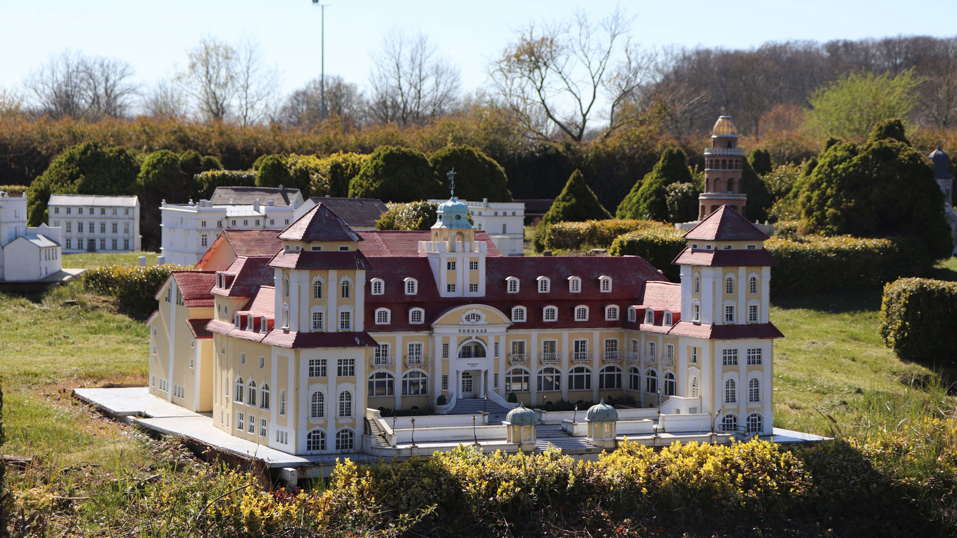 Das Kurhaus Binz als Miniatur im Rügen Park