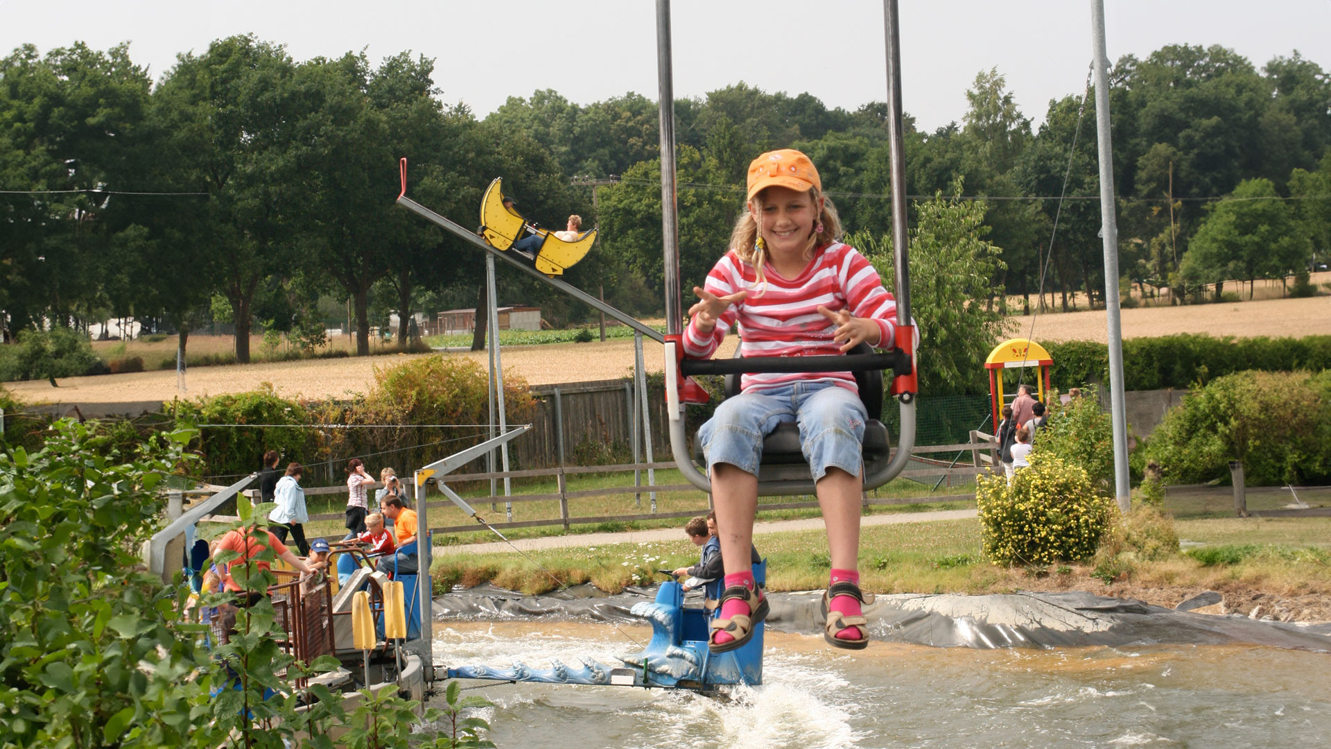 Die Seilbahn als Attraktion im Rügen Park