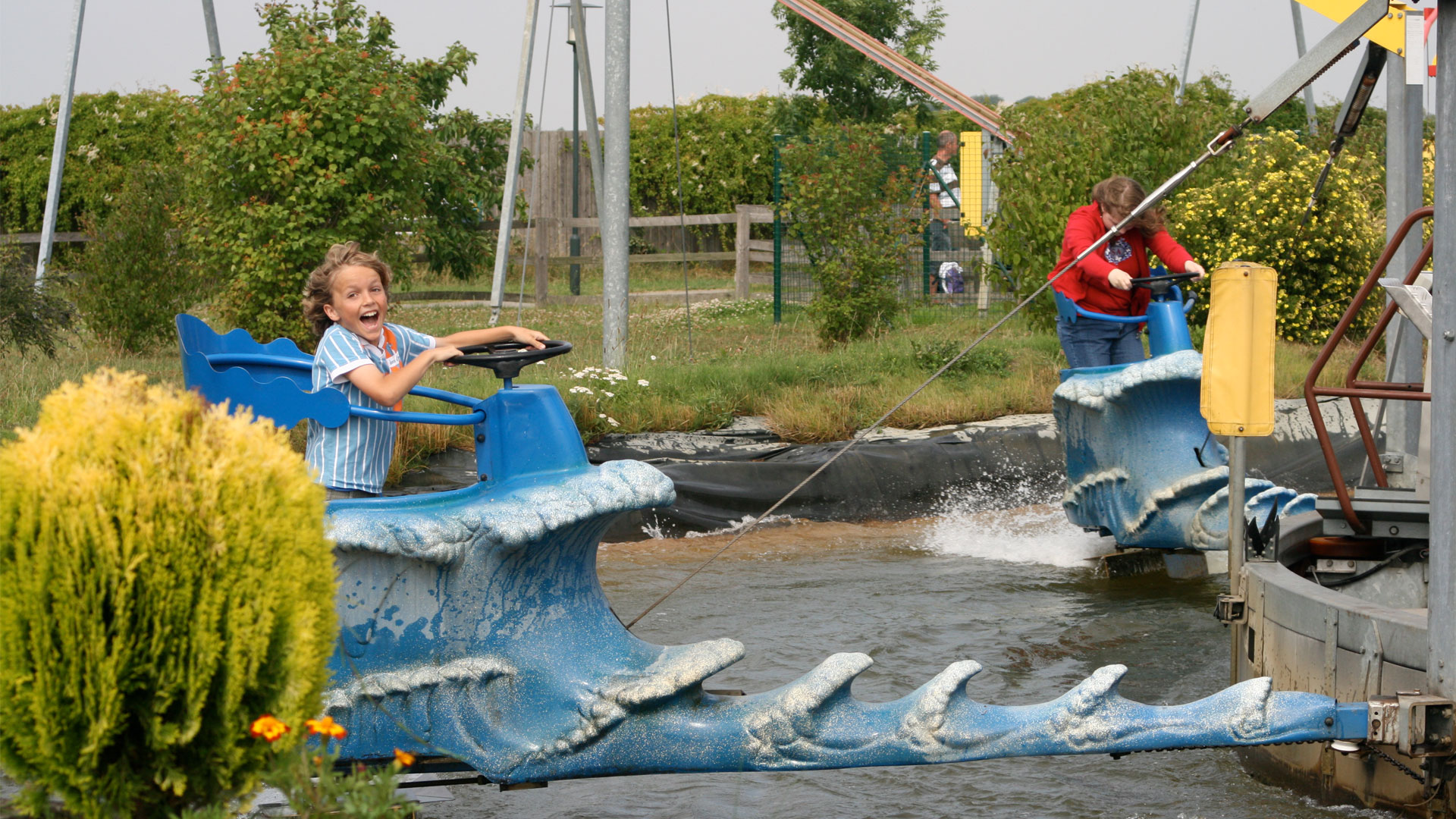Das Wasserrondell als Attraktion im Rügen Park